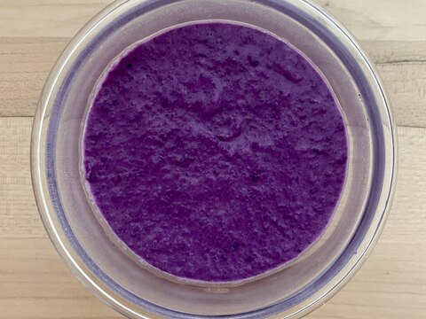 甘酒のやさしい甘み。紫芋のココナッツバター